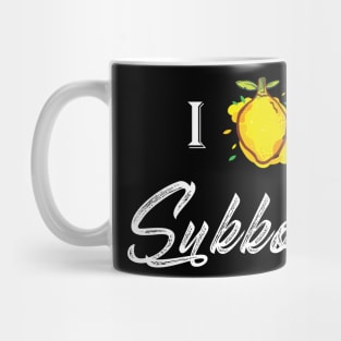 Four Species I Love Sukkah Mug